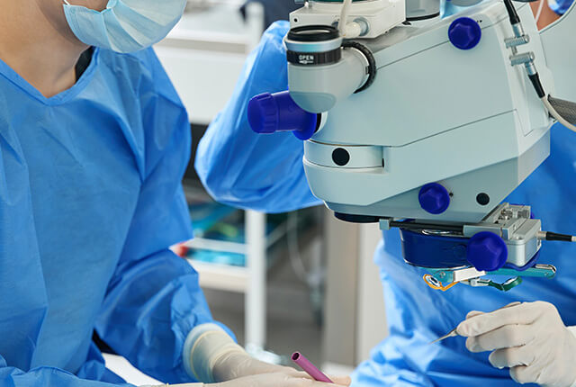 眼科手術の様子